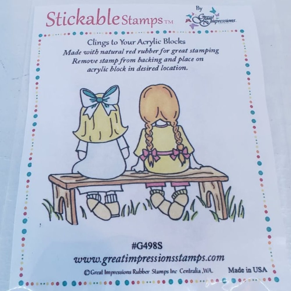 FOREVER FRIENDS Self-Mounting Rubber Stamp VARIETY